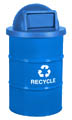 Blue Recycle bin